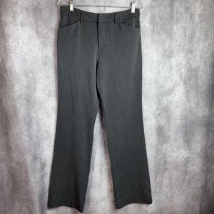 Nine West Women's Work Dress Corporate Pants Flare Straight Leg Gray Size 10